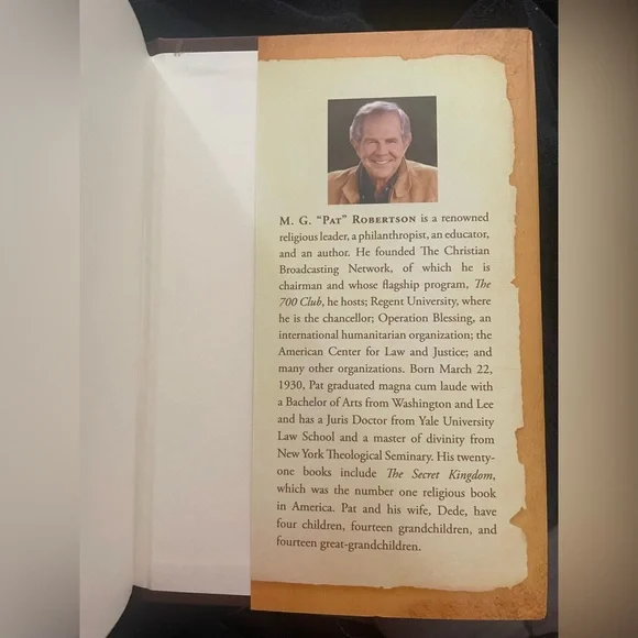 Ten Laws for Success: Keys to Win in Work, Family, and Finance 
By Pat Robertson - Picture 3 of 11